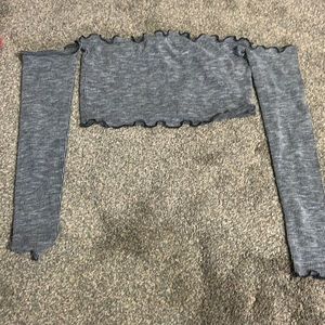 Cute crop top with arm pieces attached